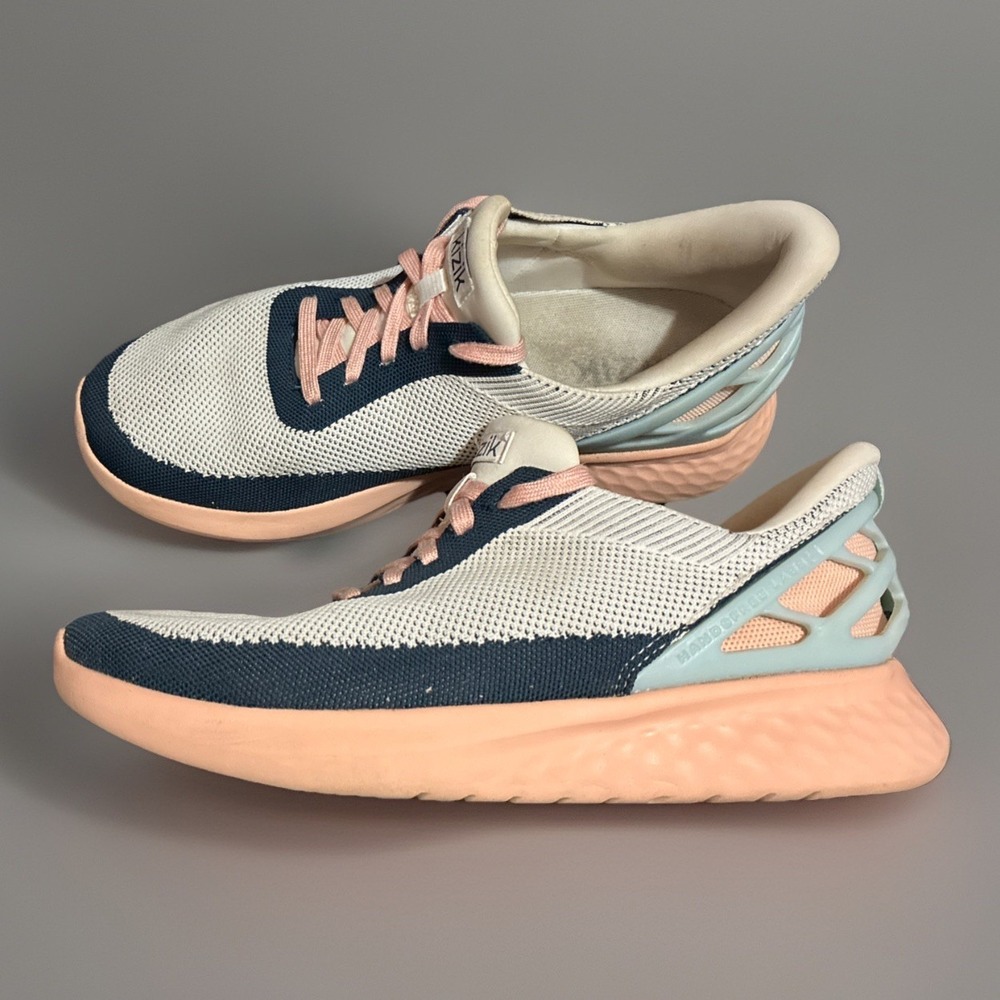 Kizik Athens | Men's 10 | Bahama Blue/White | Handsfree Athletic Shoes | Kizik